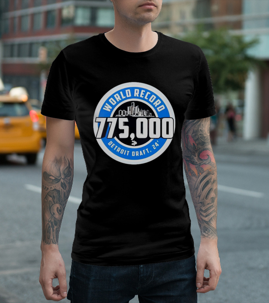 World Record 775000 Detroit Draft 24' T-Shirt