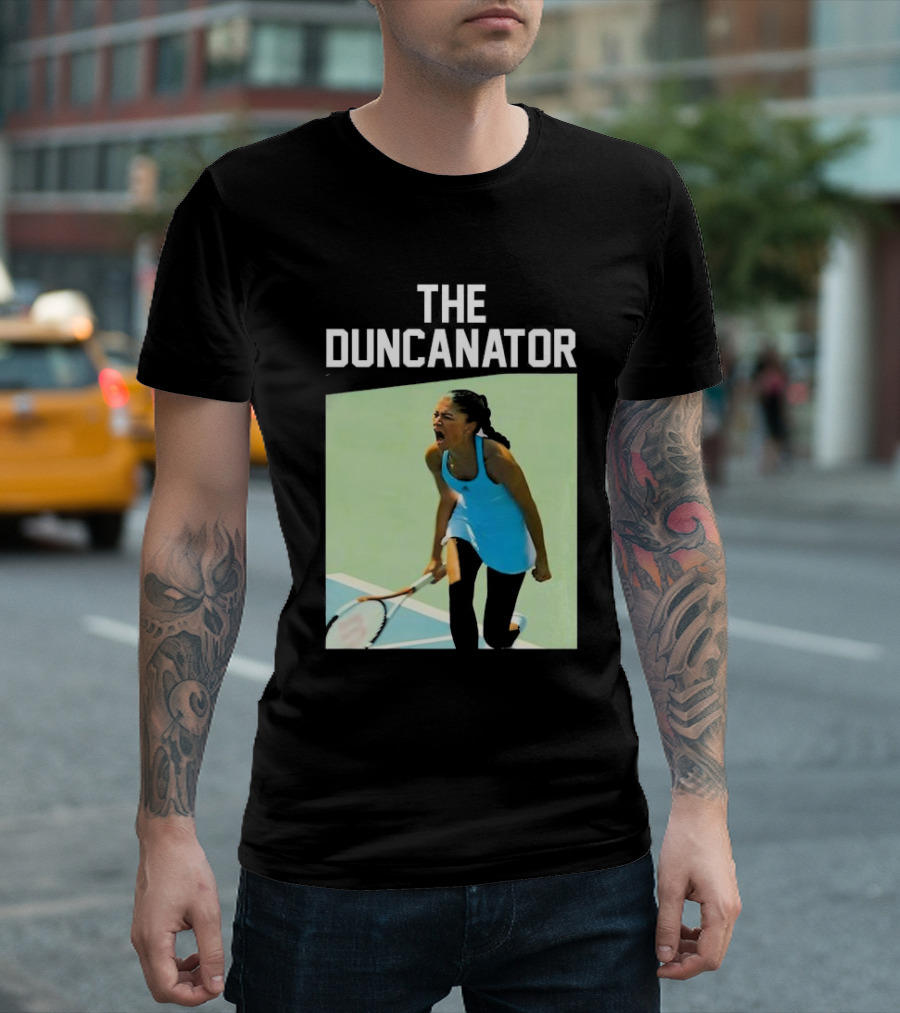 The Duncanator Challengers Zendaya Tashi Duncan Tennis Court Victory T-Shirt