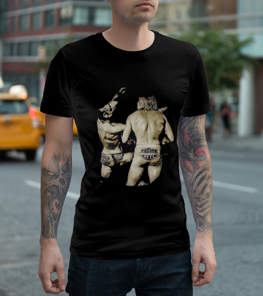 The One Star Brad Attitude Era Picture Perfect Cheek Wrestling Scene T-Shirt