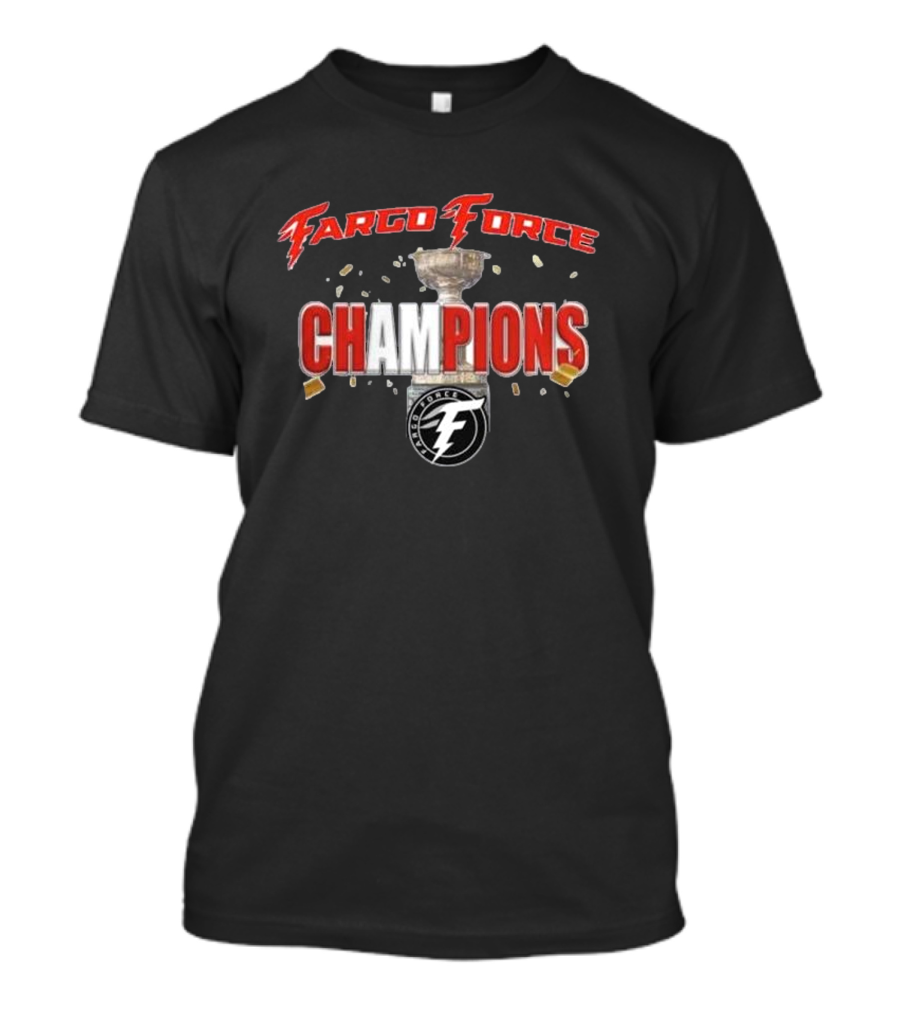 Fargo Force Champions USHL Trophy T-Shirt