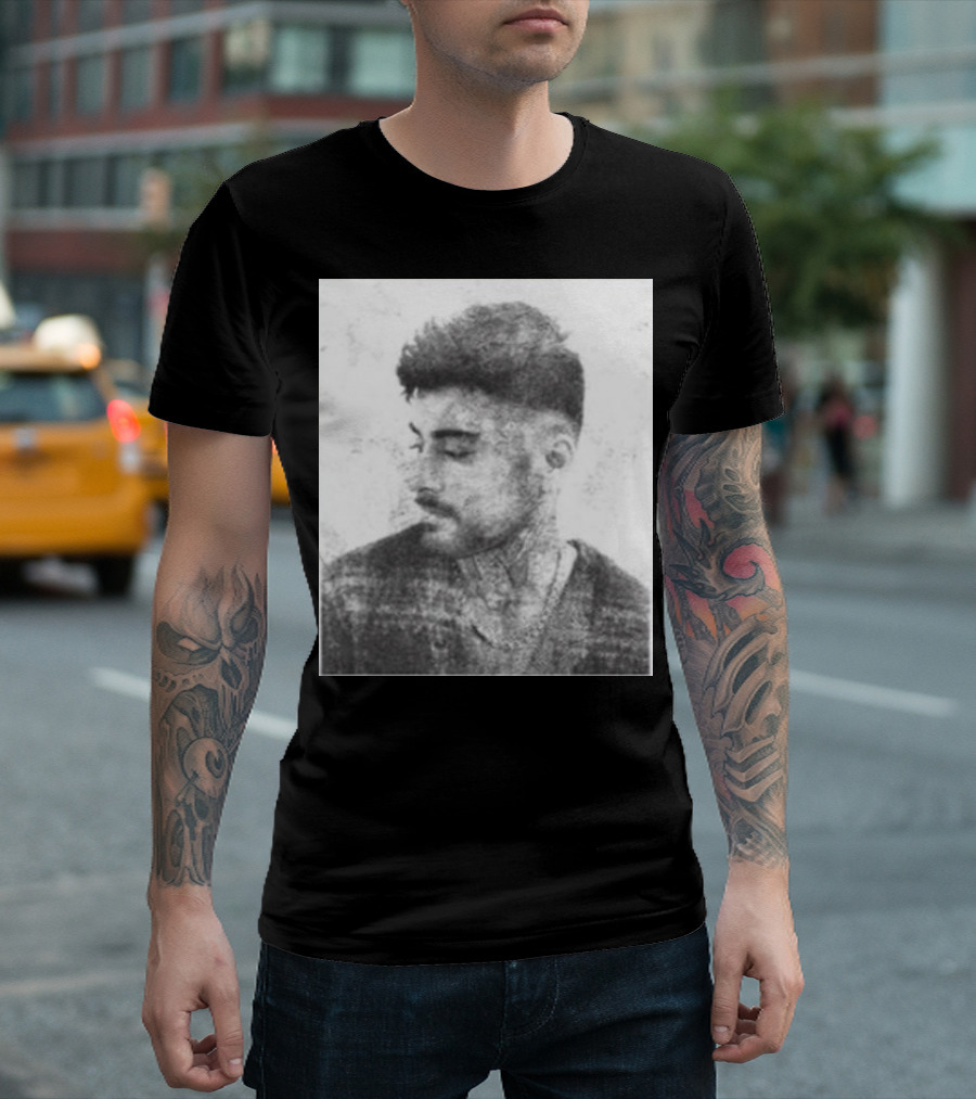 Zayn Malik Portrait Photo T-Shirt