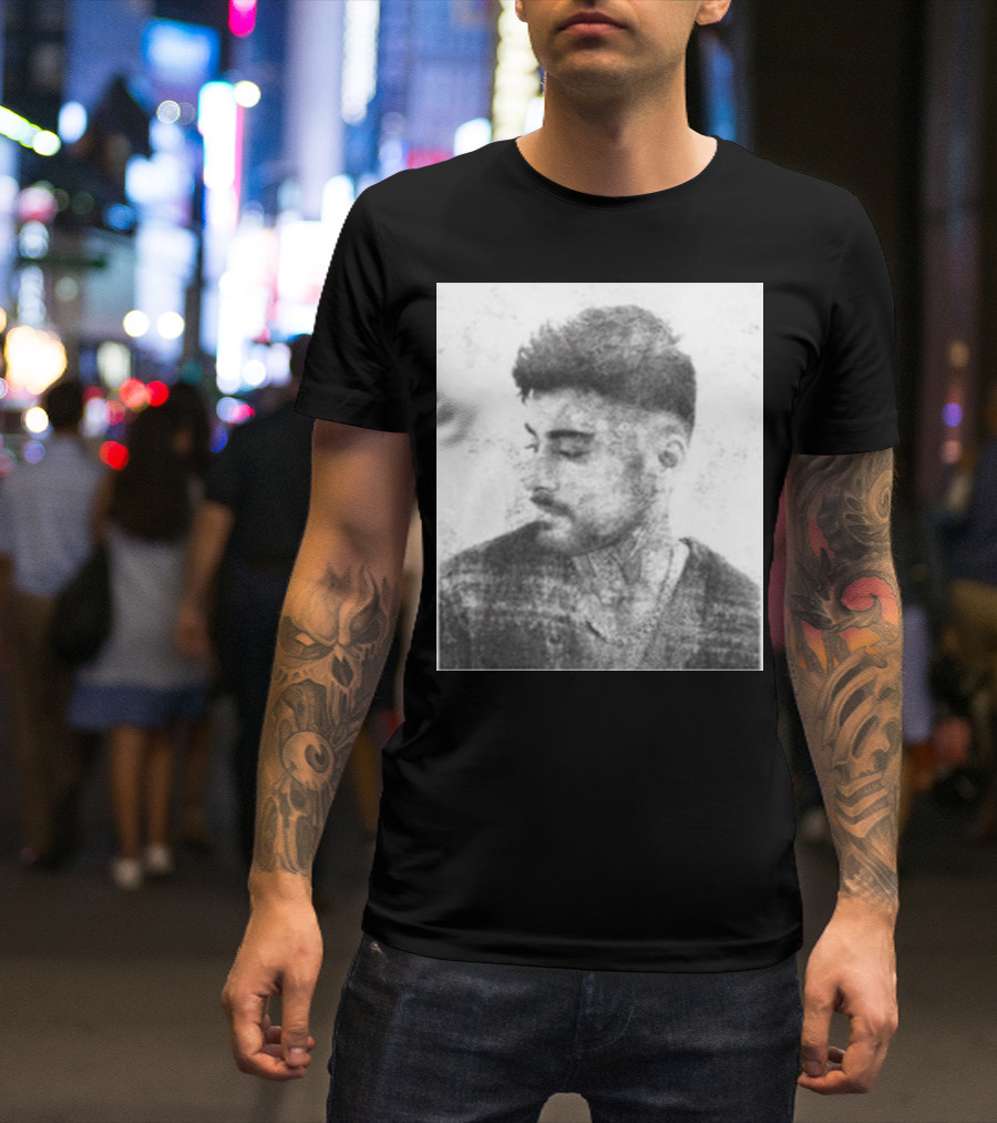 Zayn Malik Portrait Photo T-Shirt