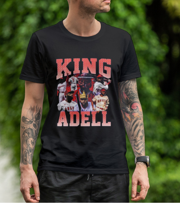 King Adell Angels Baseball Iconic Moments T-Shirt