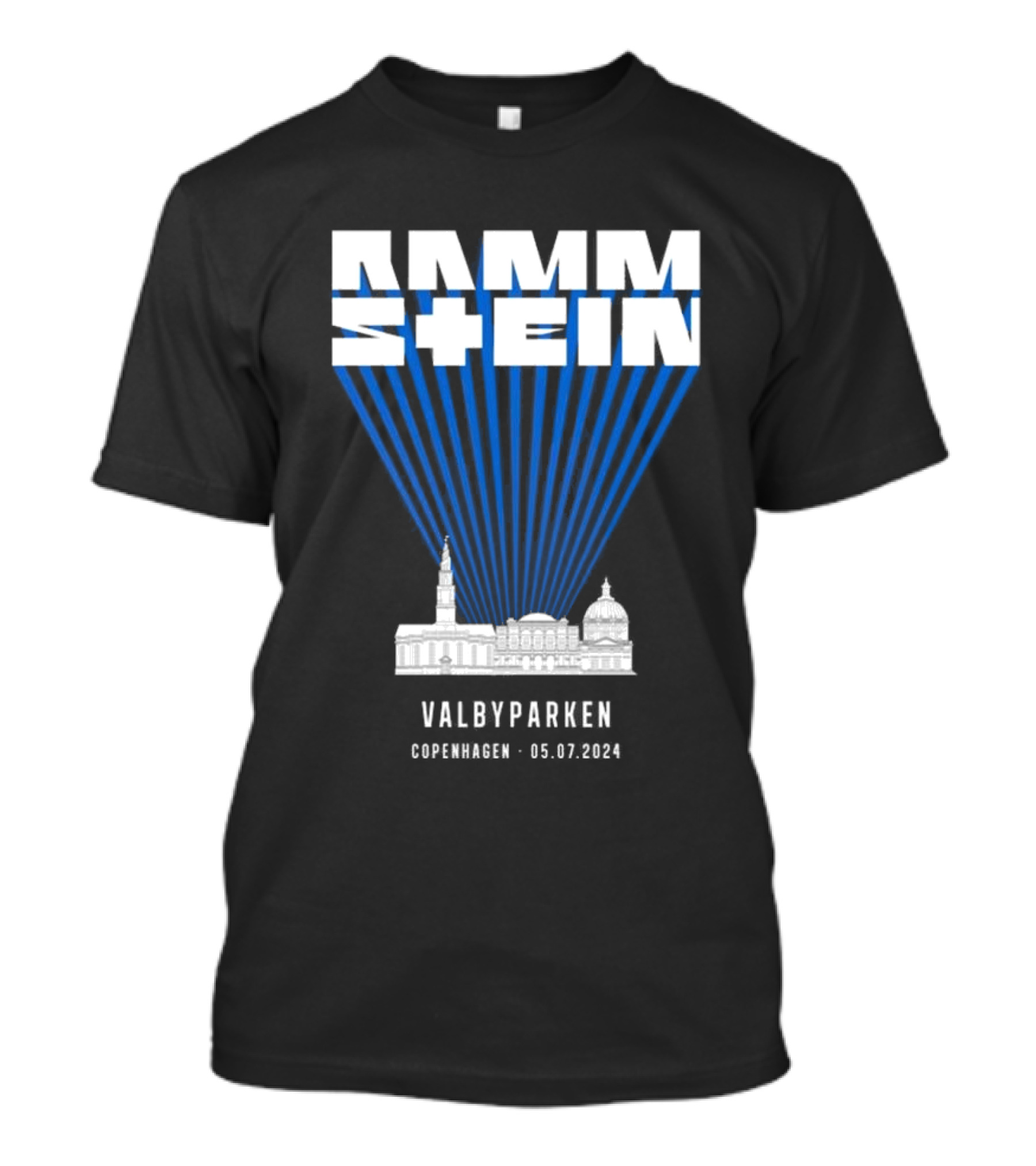Rammstein Live In Valbyparken Copenhagen 05.07.2024 Concert Tour Event T-Shirt