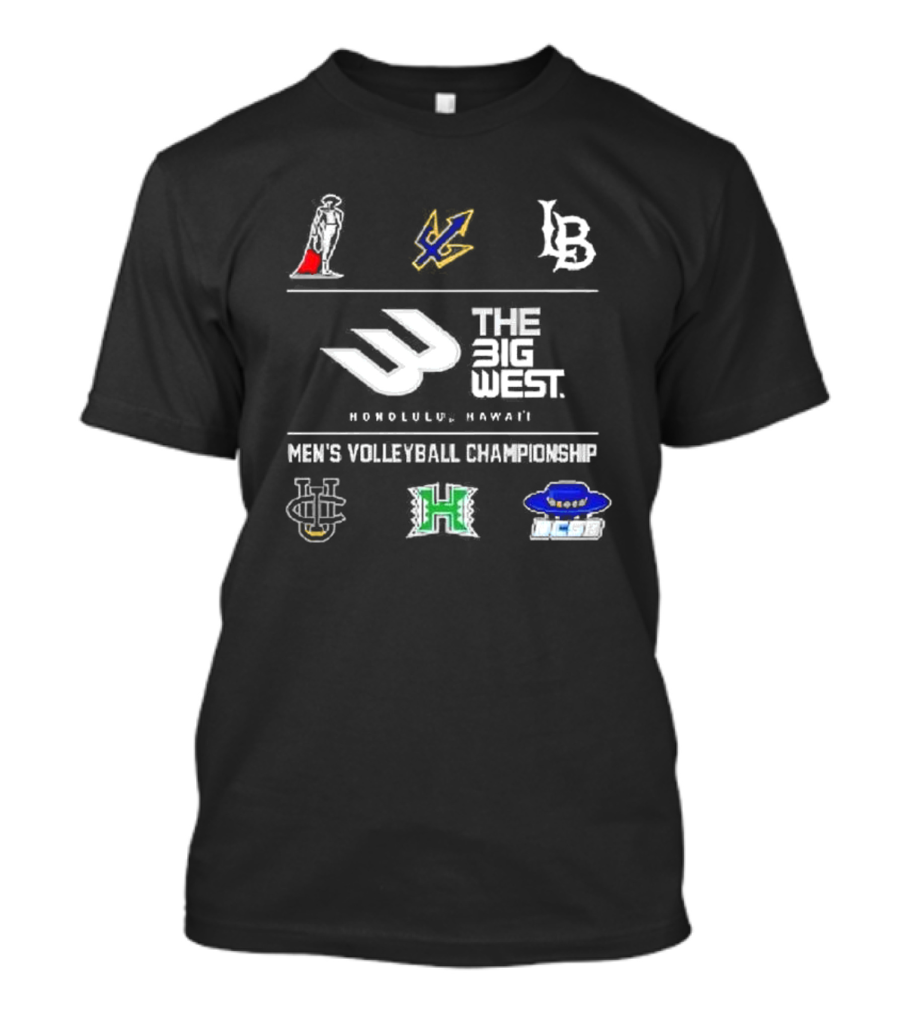 The Big West Honolulu Hawaii Men's Volleyball Championship T-Shirt