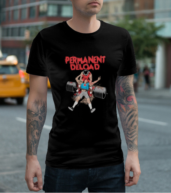 Raskol Permanent Deload Lifting Anime Manga T-Shirt