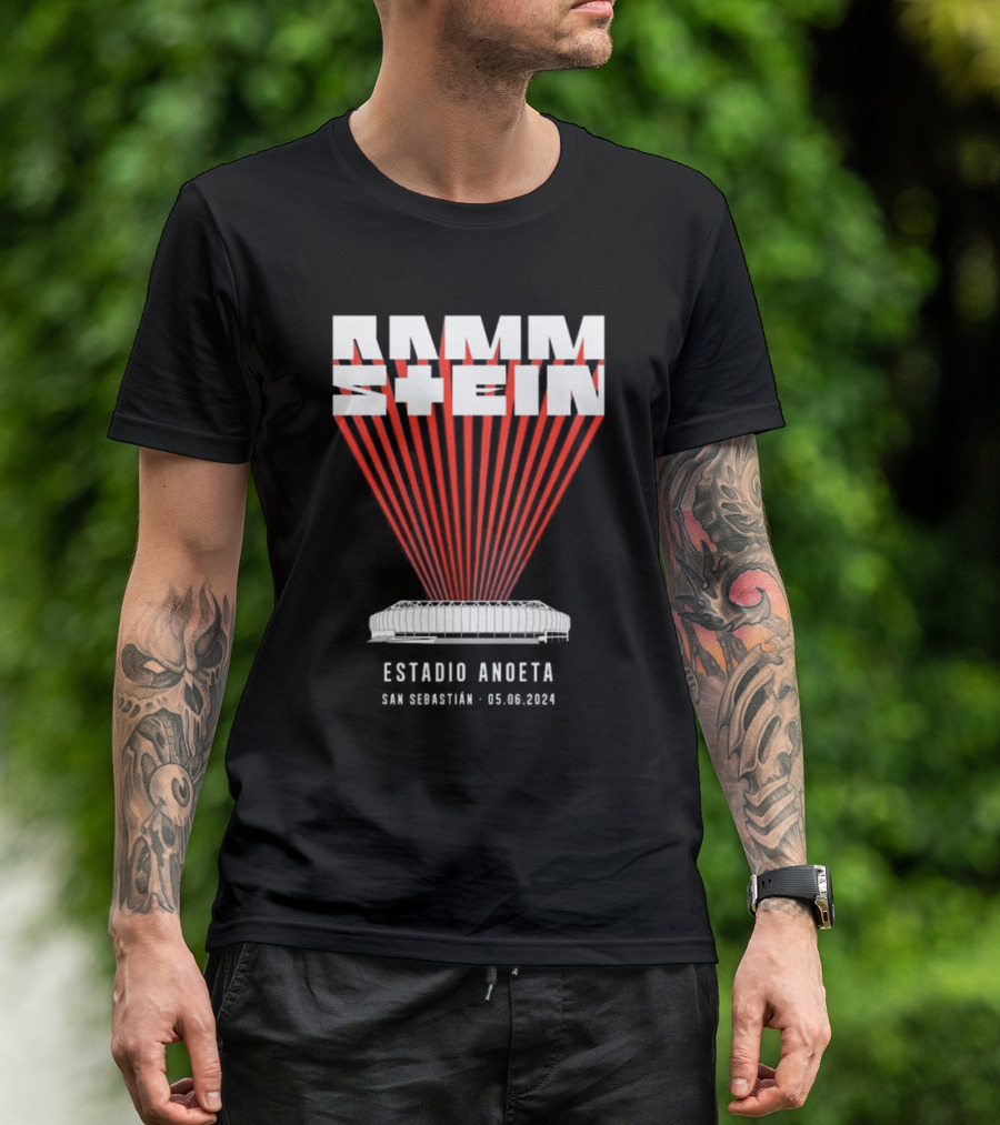 Rammstein Concert At Estadio Anoeta San Sebastian 05.06.2024 Event T-Shirt