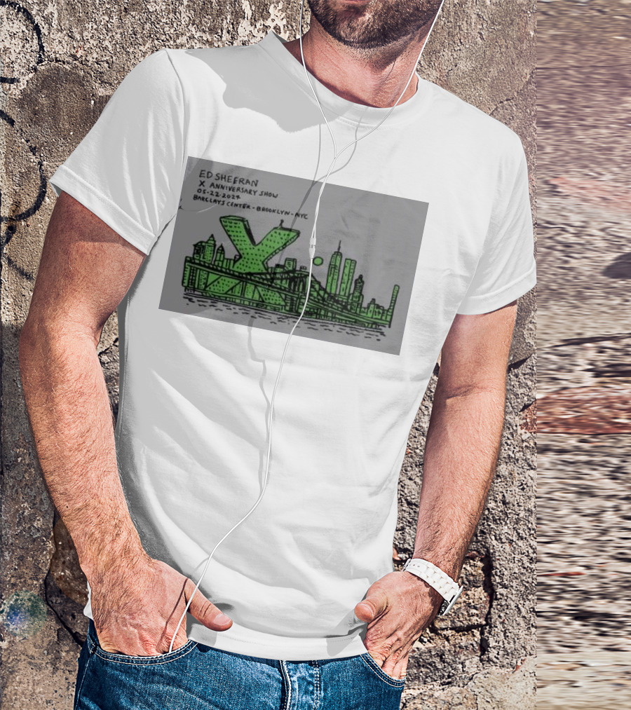 Ed Sheeran X Anniversary Show Barclays Center Brooklyn NYC May 22 T-Shirt
