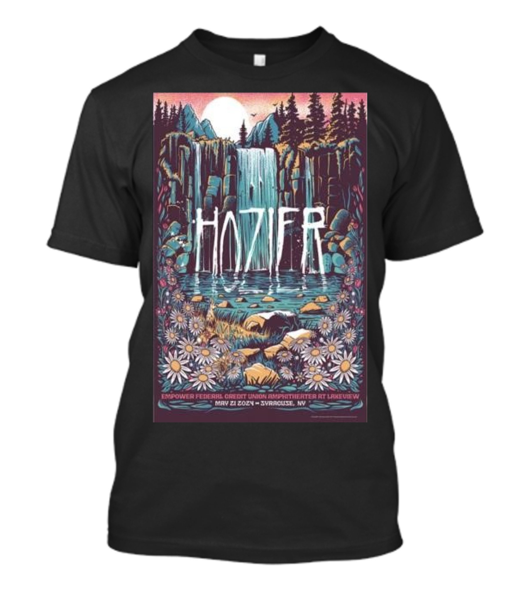 Hozier Live Empower Federal Credit Union Amphitheater Syracuse 5-21-2024 T-Shirt