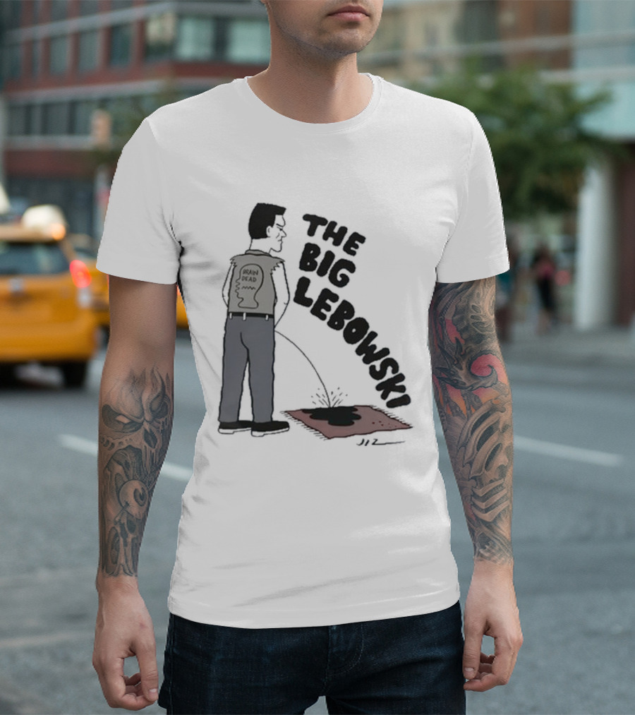 Brain Dead X The Big Lebowski Rug Scene Comic T-Shirt