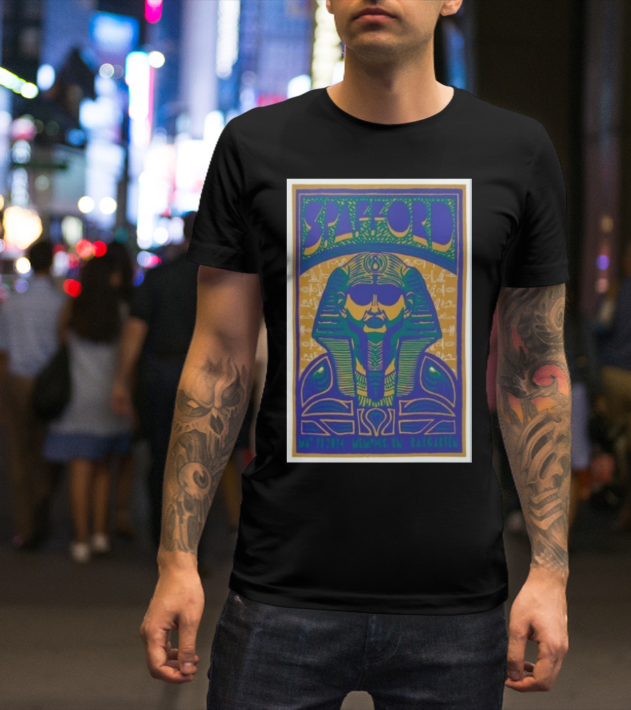 Spafford Memphis TN May 23 2024 Railgarten Egyptian Concert T-Shirt