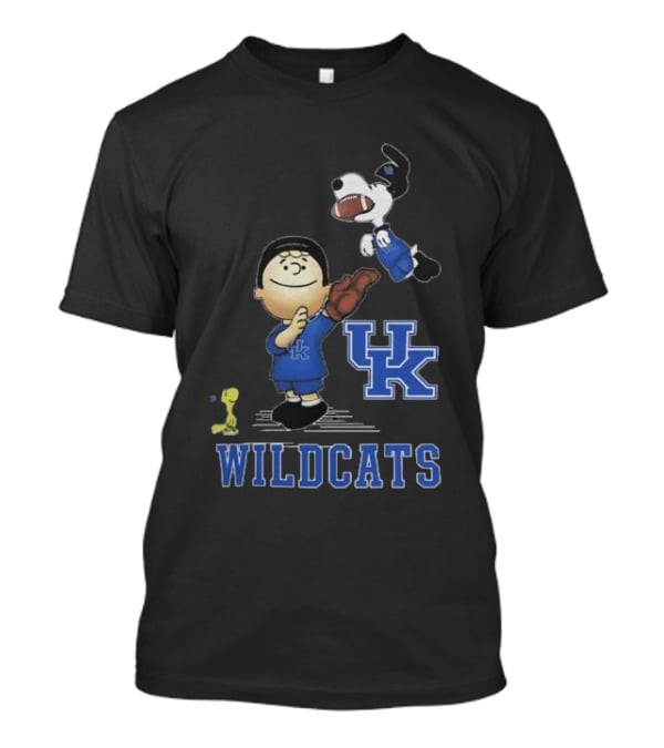 Snoopy Charlie Brown Woodstock UK Wildcats Peanuts T-Shirt