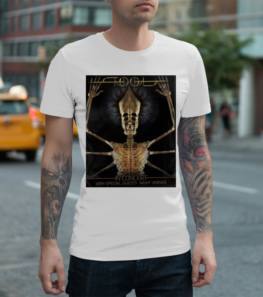 Tool In Concert 2024 EU UK Tour With Special Guests Night Verses T-Shirt