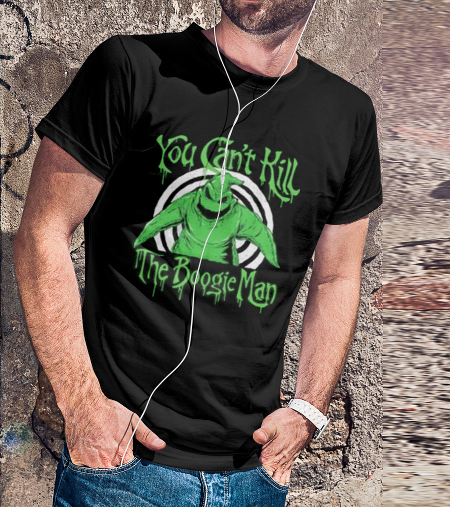 You Can’t Kill The Boogie Man Green Character Circle T-Shirt