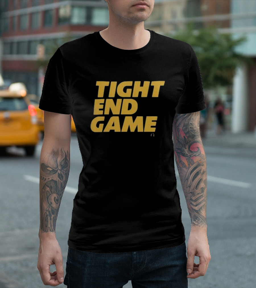 Kansas City Chiefs Tight End Game Yellow T-Shirt