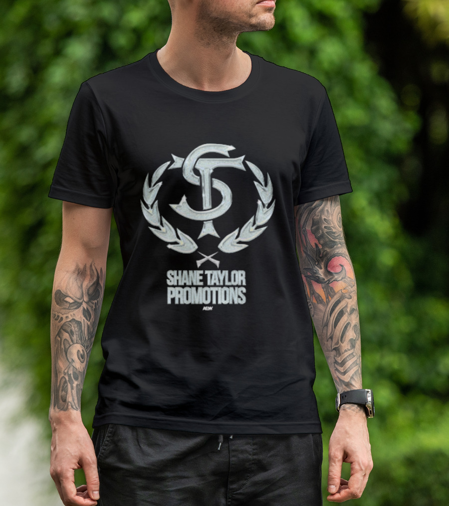 Shane Taylor Promotions ST Logo AEW T-Shirt