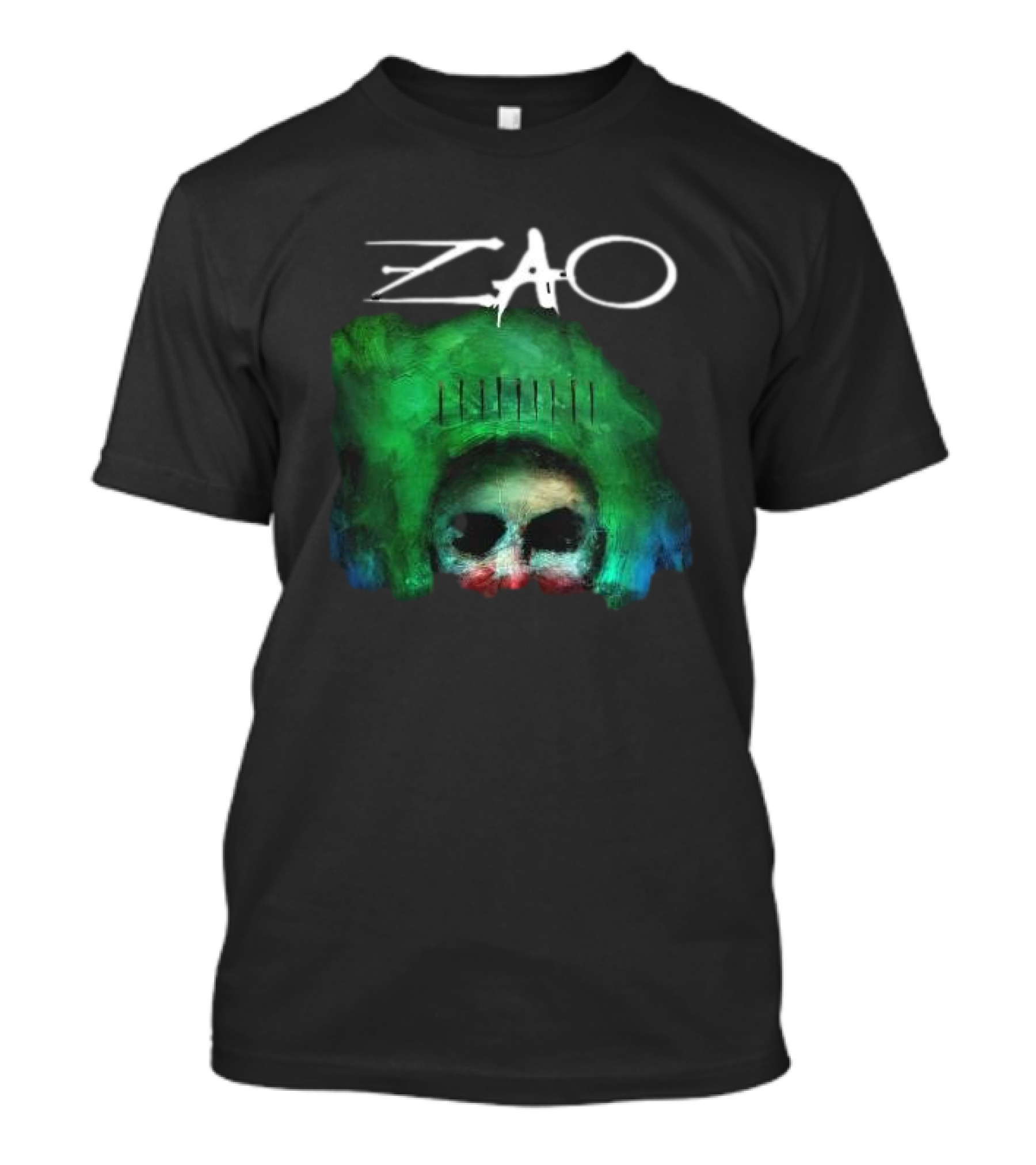 Zao Splinter Mask Green T-Shirt