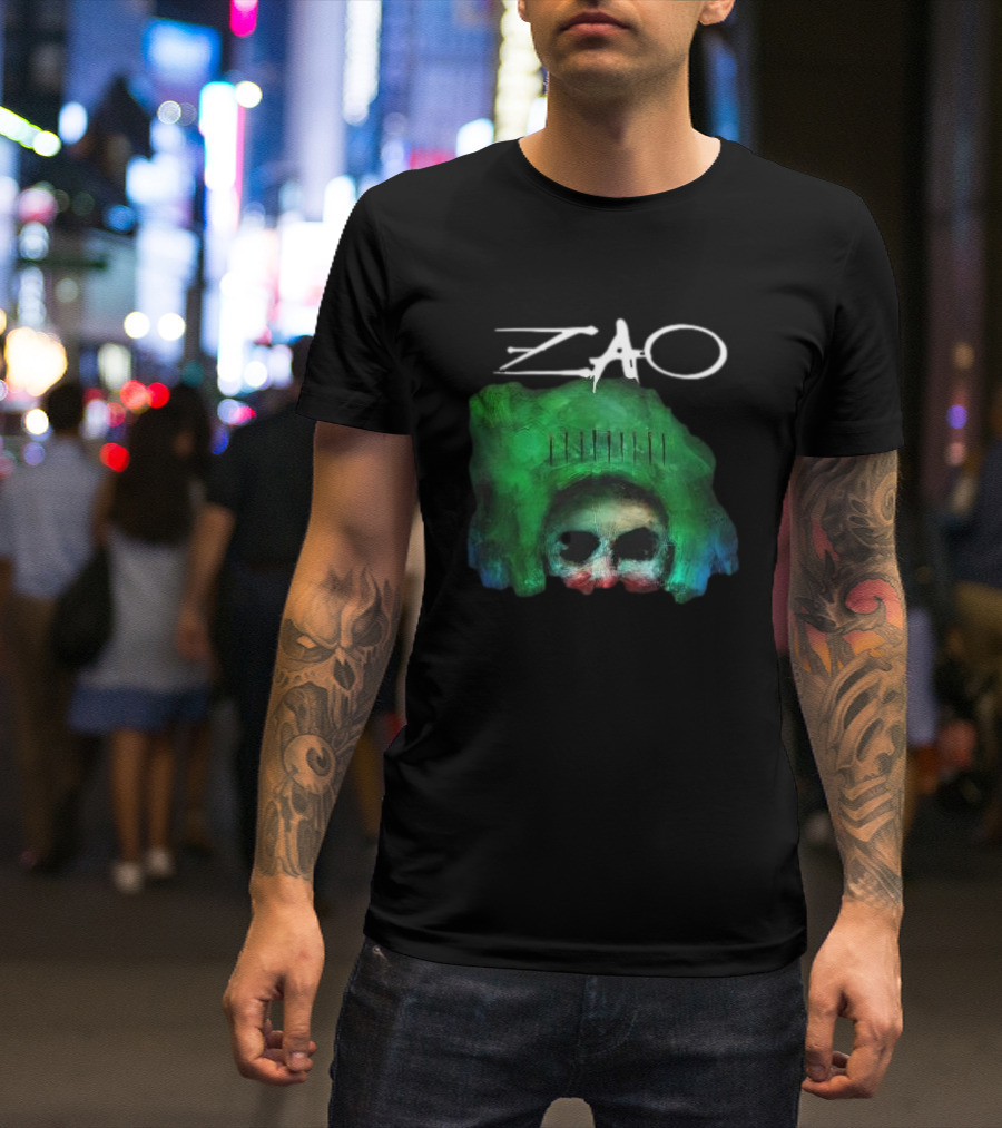 Zao Splinter Mask Green T-Shirt