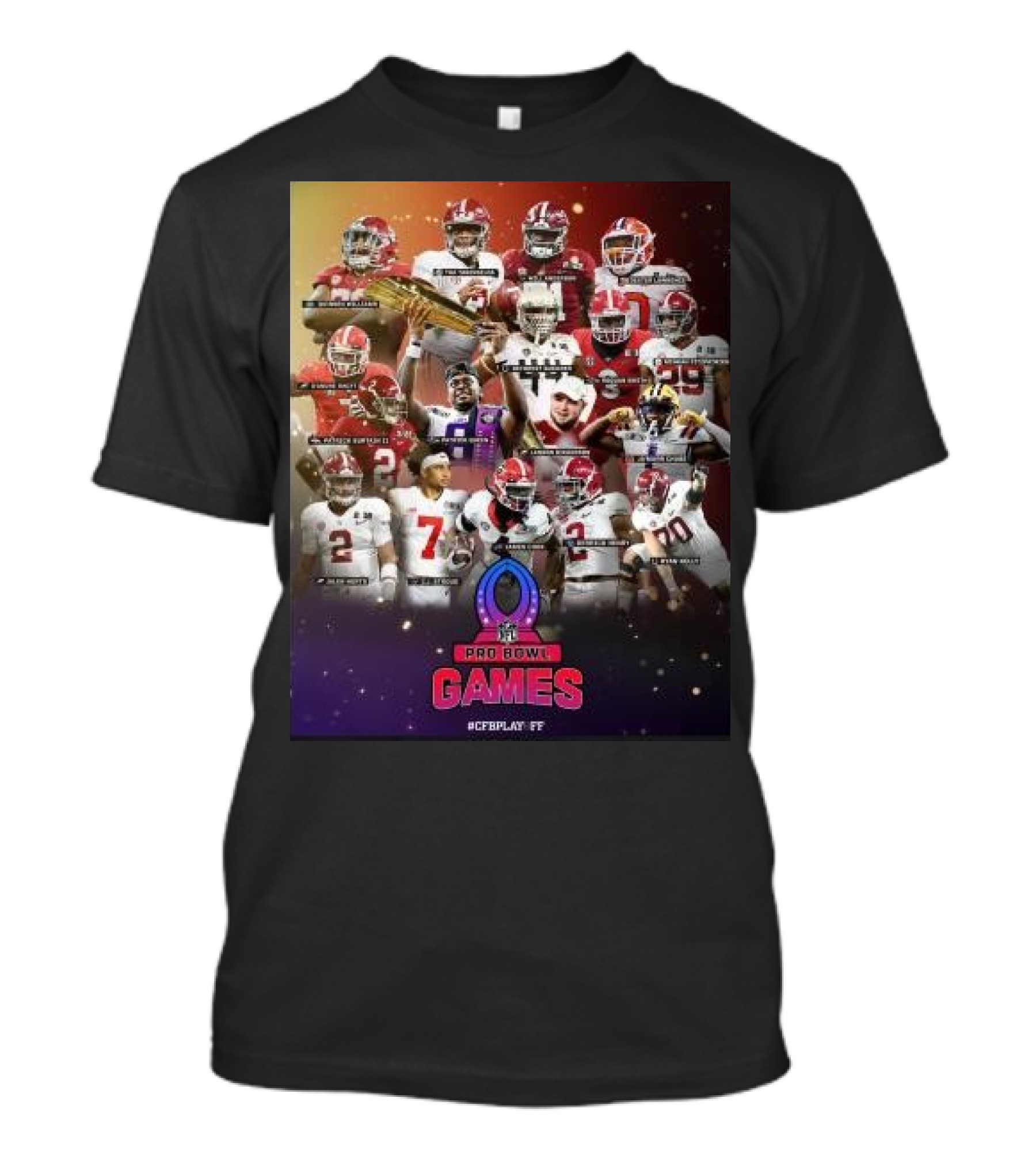 Pro Bowl Games 2024 NFL Players #CFBPlayFF T-Shirt