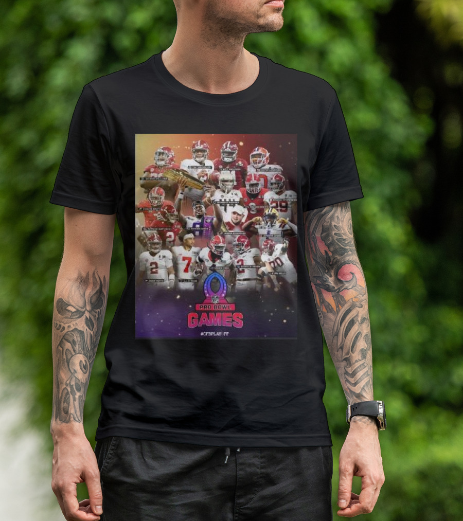 Pro Bowl Games 2024 NFL Players #CFBPlayFF T-Shirt
