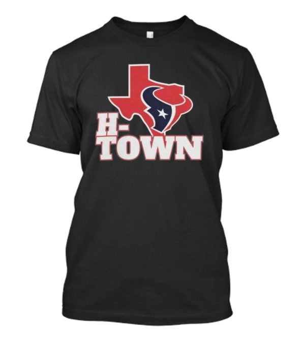 H-Town Texas Silhouette Houston Texans Star T-Shirt