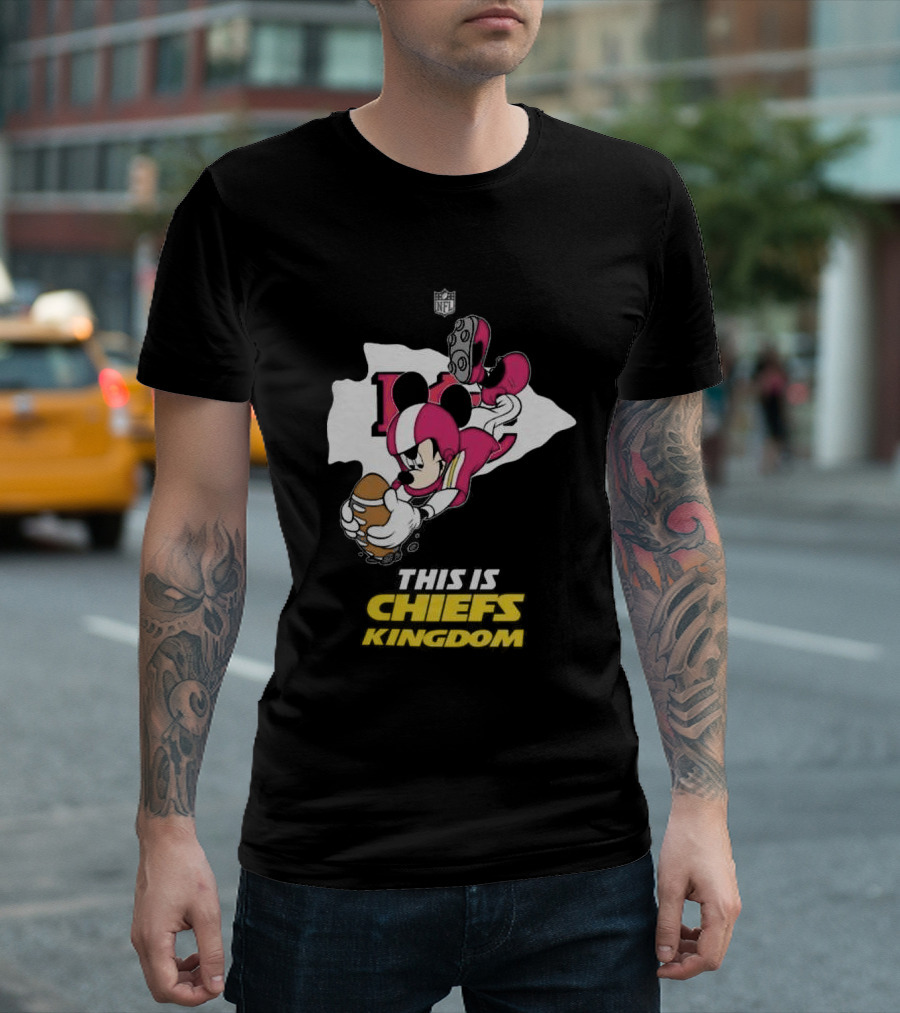 This Is Chiefs Kingdom Mickey Mouse Super Bowl LVIII Champions T-Shirt