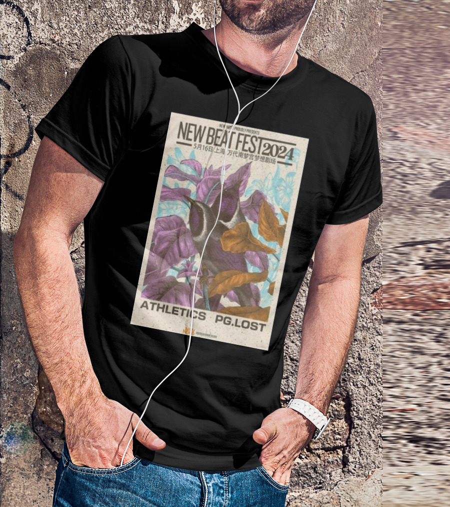New Beat Fest 2024 New Noise Proudly Presents Athletics PG.Lost May 16th Shanghai T-Shirt