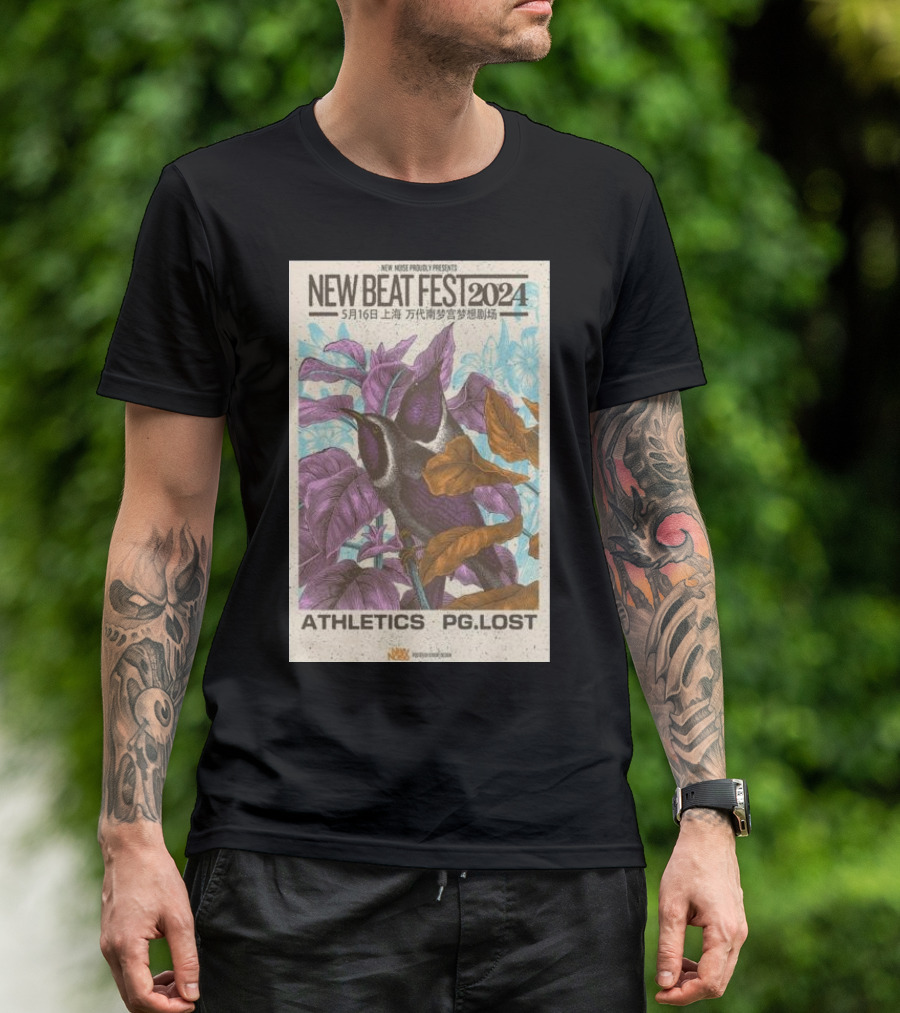 New Beat Fest 2024 New Noise Proudly Presents Athletics PG.Lost May 16th Shanghai T-Shirt
