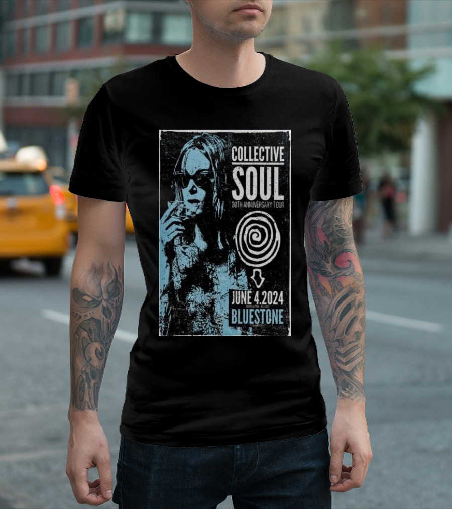 Collective Soul 30th Anniversary Tour June 4 2024 Bluestone T-Shirt