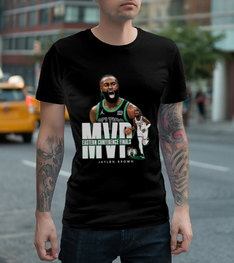 Jaylen Brown MVP Eastern Conference Finals Celtics Basketball T-Shirt