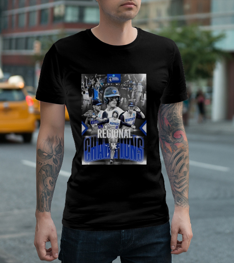 Kentucky Wildcats Baseball Regional Champions T-Shirt