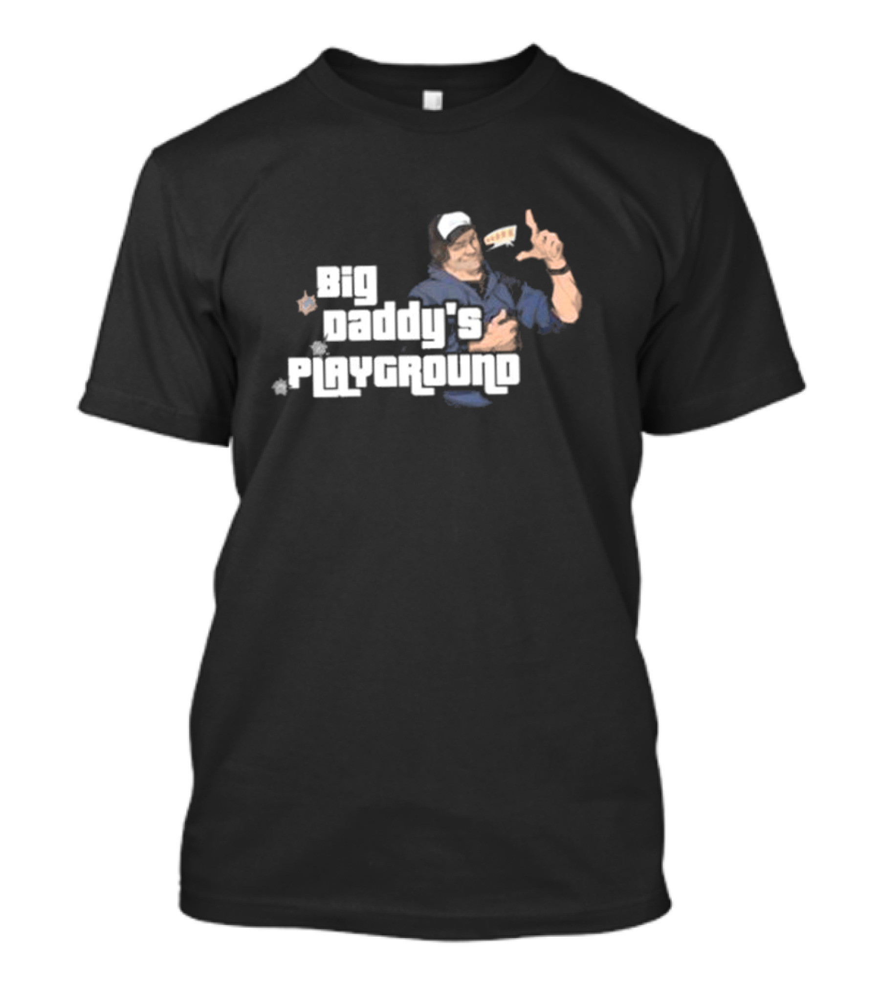 Big Daddy's Playground Ned Luke Expression T-Shirt