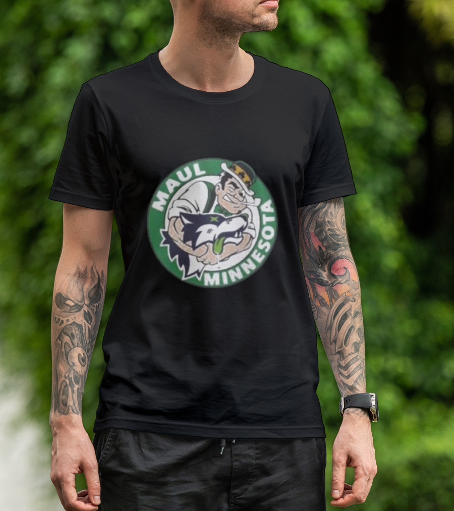 Boston Celtics Maul Minnesota Timberwolves T-Shirt