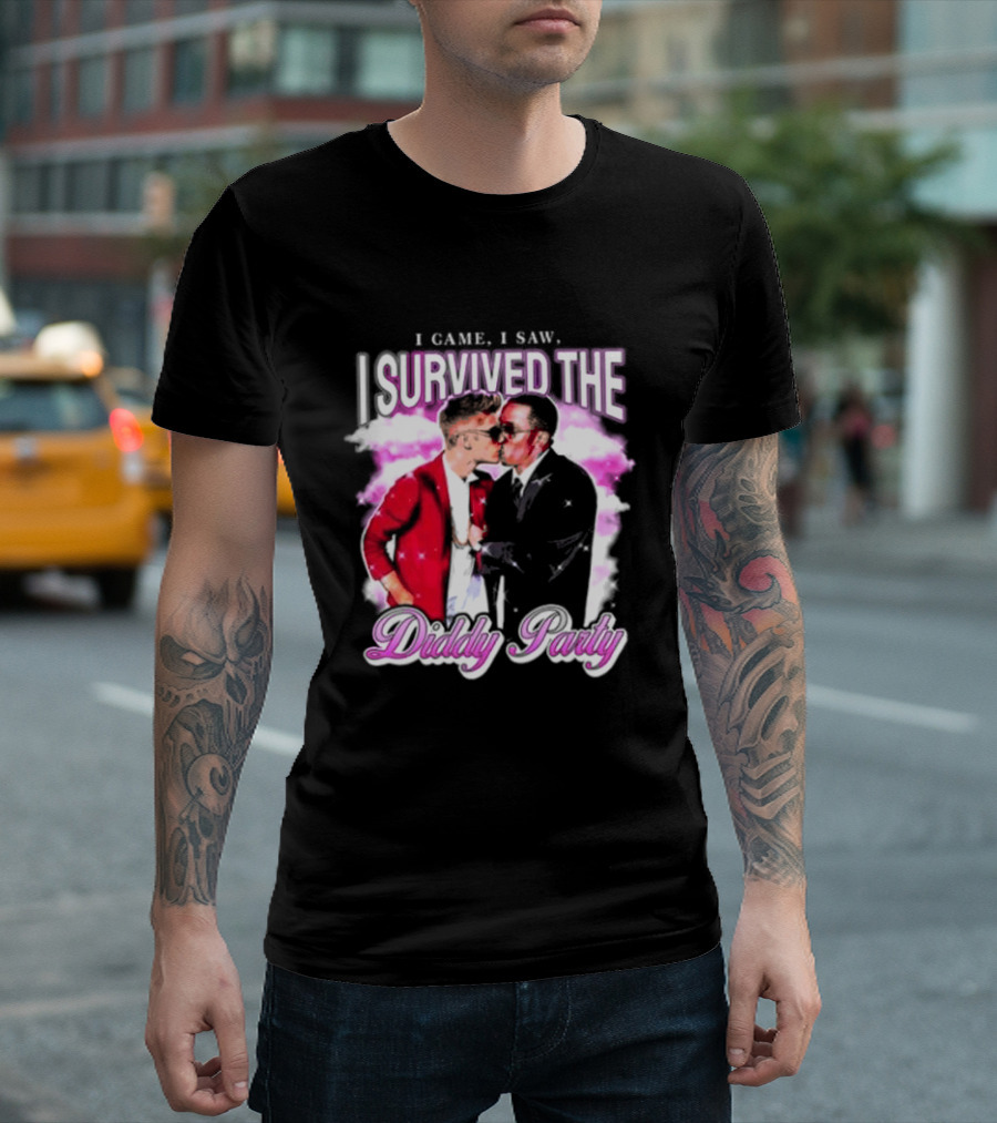 I Came I Saw I Survived The Diddy Party T-Shirt