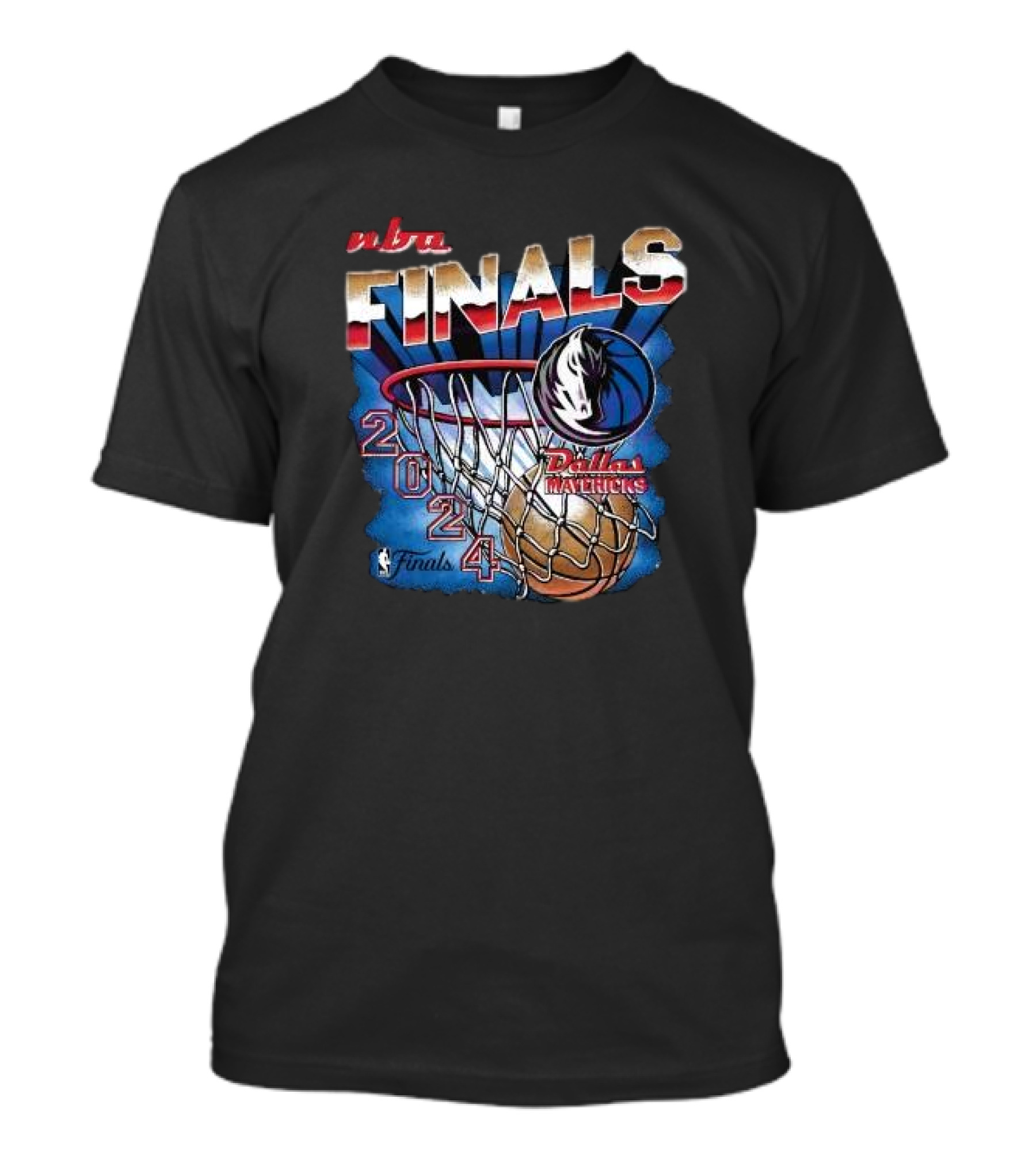 NBA Finals 2024 Dallas Mavericks Basketball Championship T-Shirt