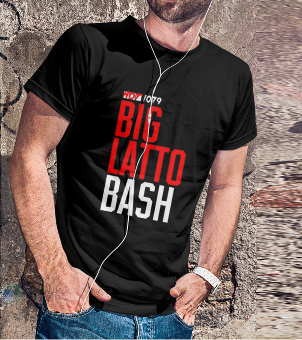 Hot 1079 Big Latto Bash Event Promotion T-Shirt