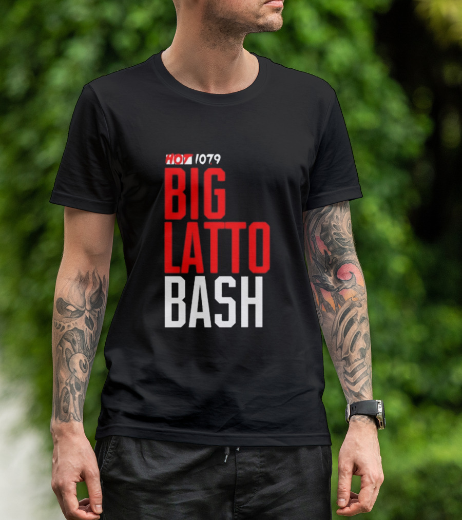 Hot 1079 Big Latto Bash Event Promotion T-Shirt