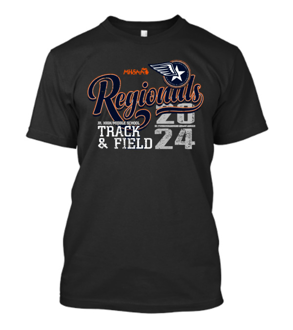 MHSAA Regionals Jr. High/Middle School Track And Field T-Shirt
