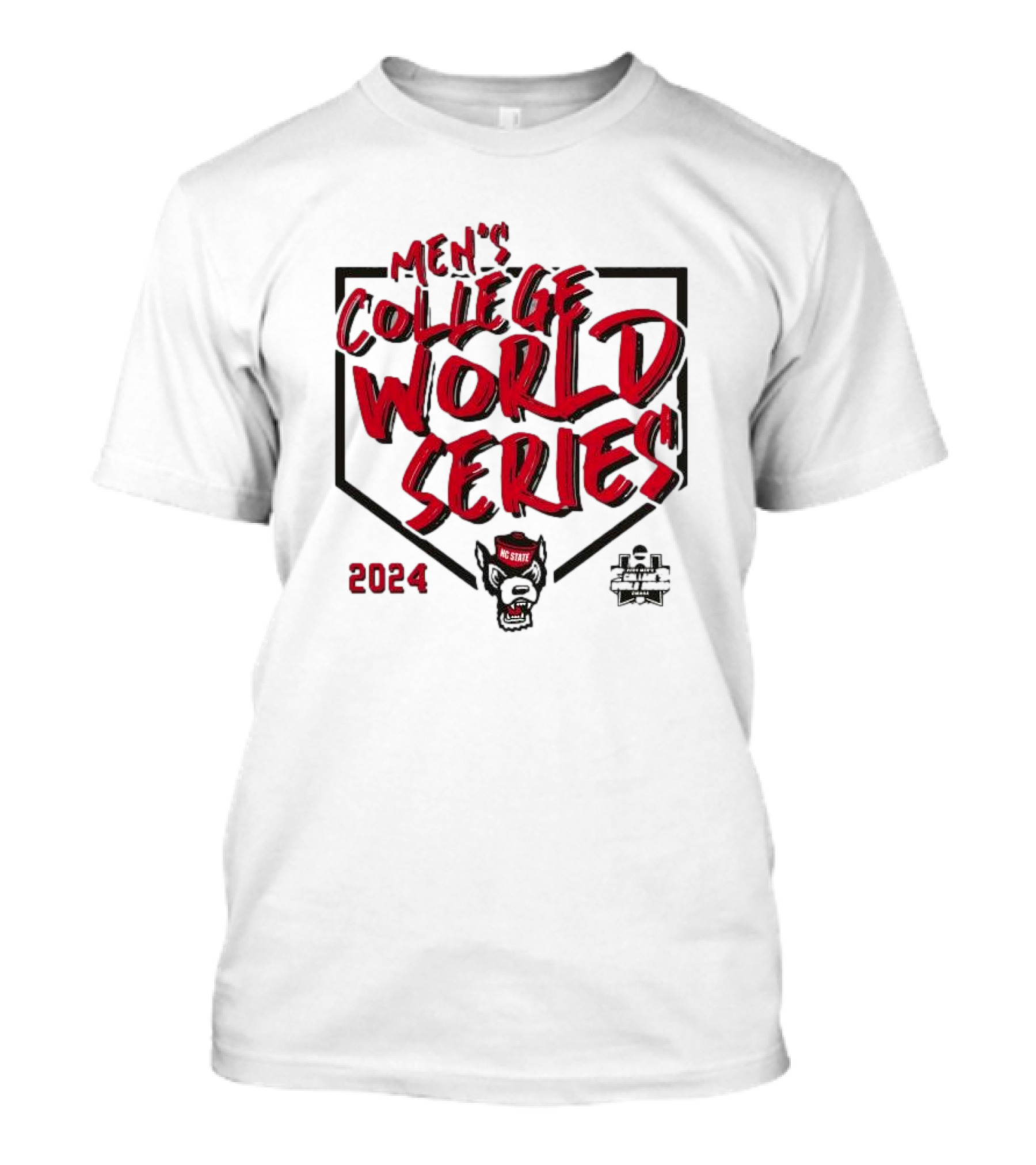 NC State Wolfpack 2024 NCAA Men’s Baseball College World Series T-Shirt