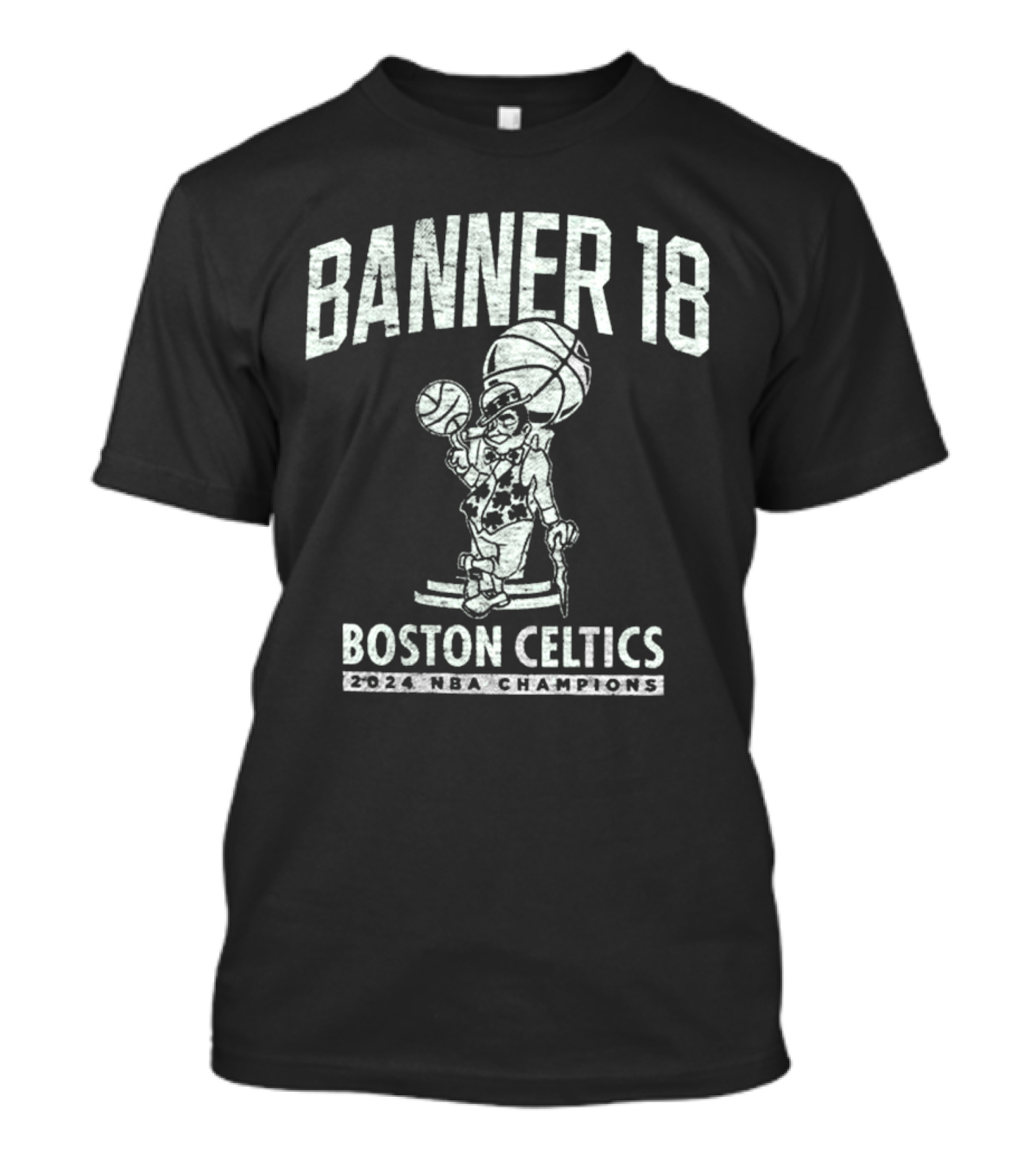 BANNER 18 Boston Celtics 2024 NBA Champions T-Shirt