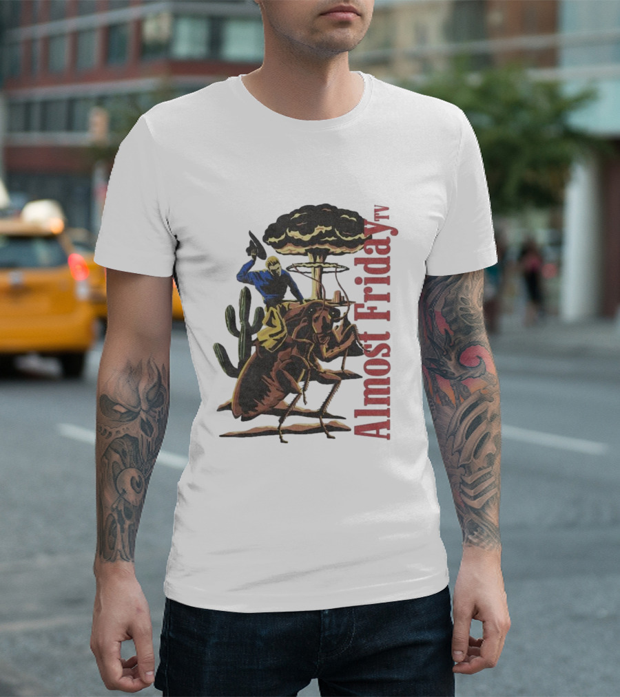 Almost Friday Cockroach Cowboys Desert Adventure T-Shirt