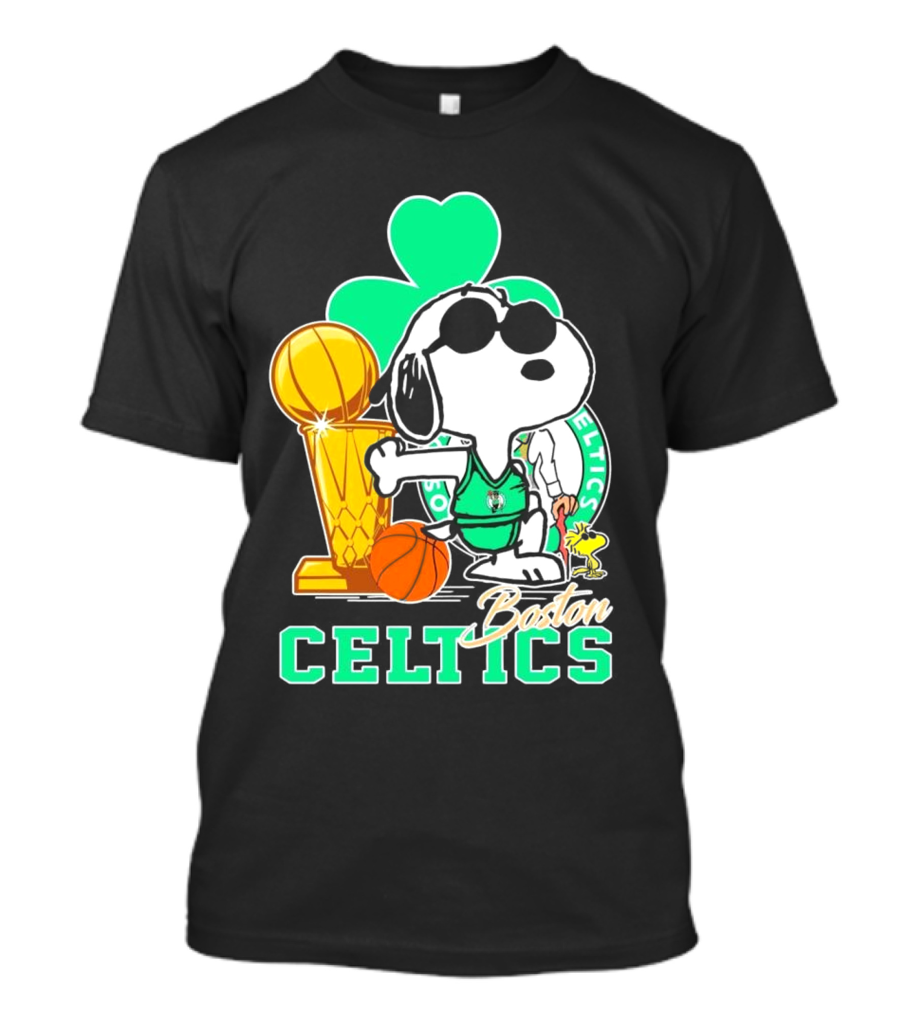 Snoopy Peanuts Boston Celtics NBA Finals Champions T-Shirt