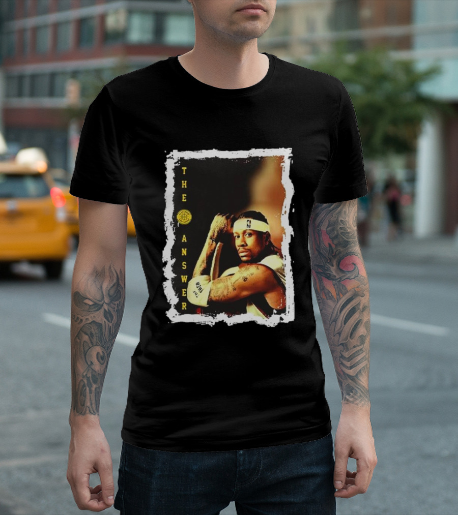 Allen Iverson The Answer Basketball Legend T-Shirt