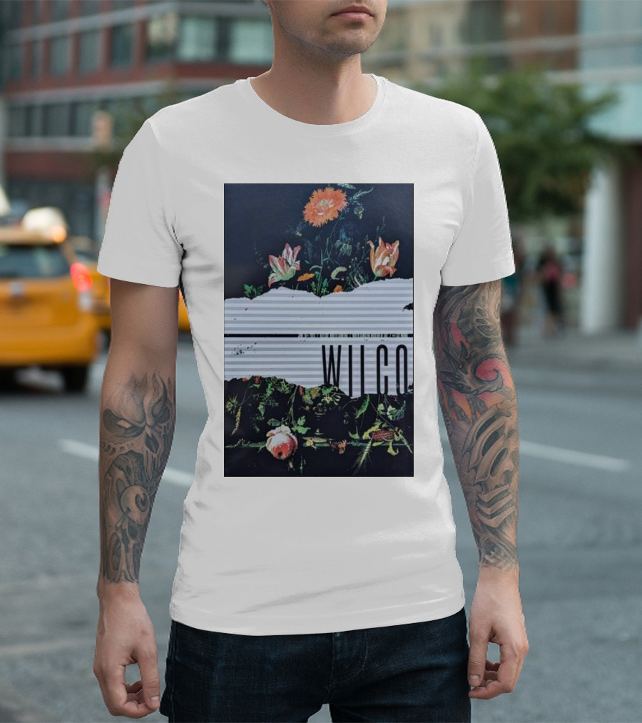 Wilco Concert North Carolina Museum of Art Raleigh NC 6-18-2024 Floral T-Shirt