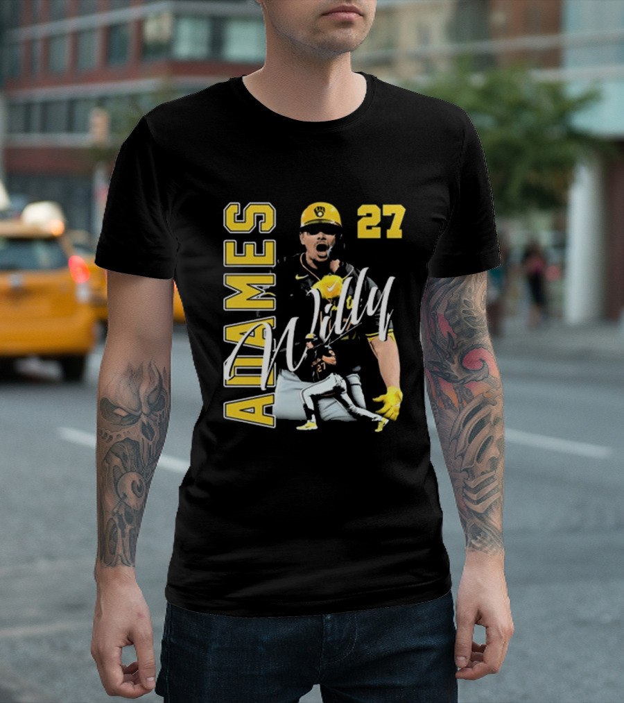 Willy Adames 27 Mke Allgoods Baseball Sports T-Shirt