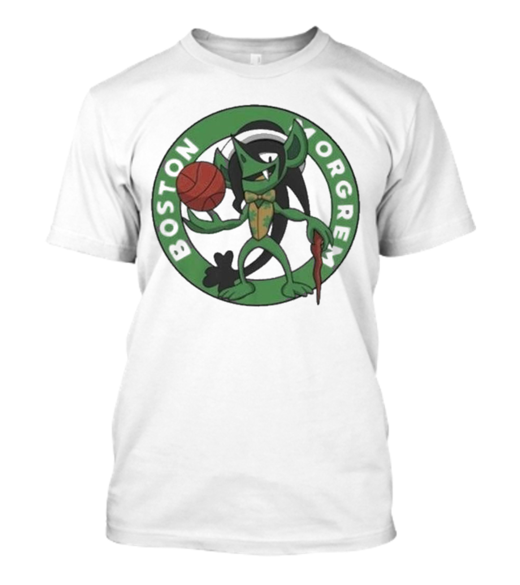 Boston Morgrem 2024 Basketball Mashup T-Shirt