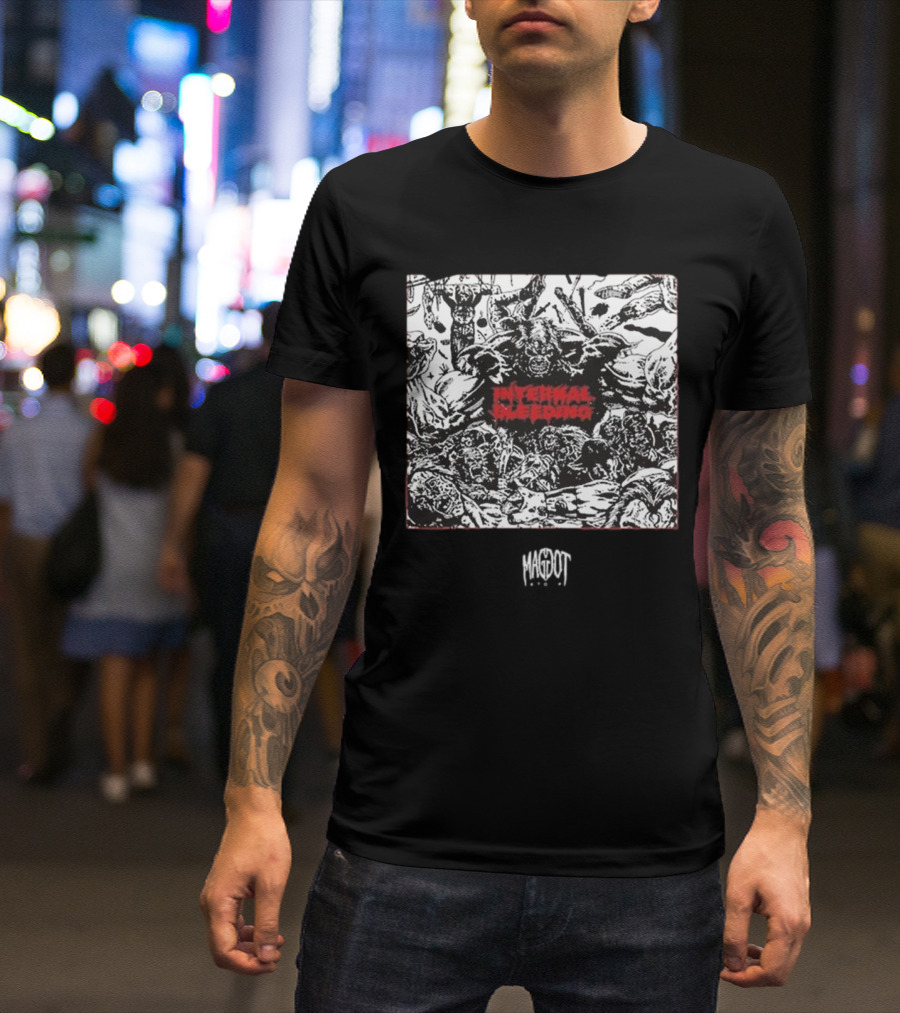 Internal Bleeding Maggot Stomp RWE Gruesome Zombie T-Shirt