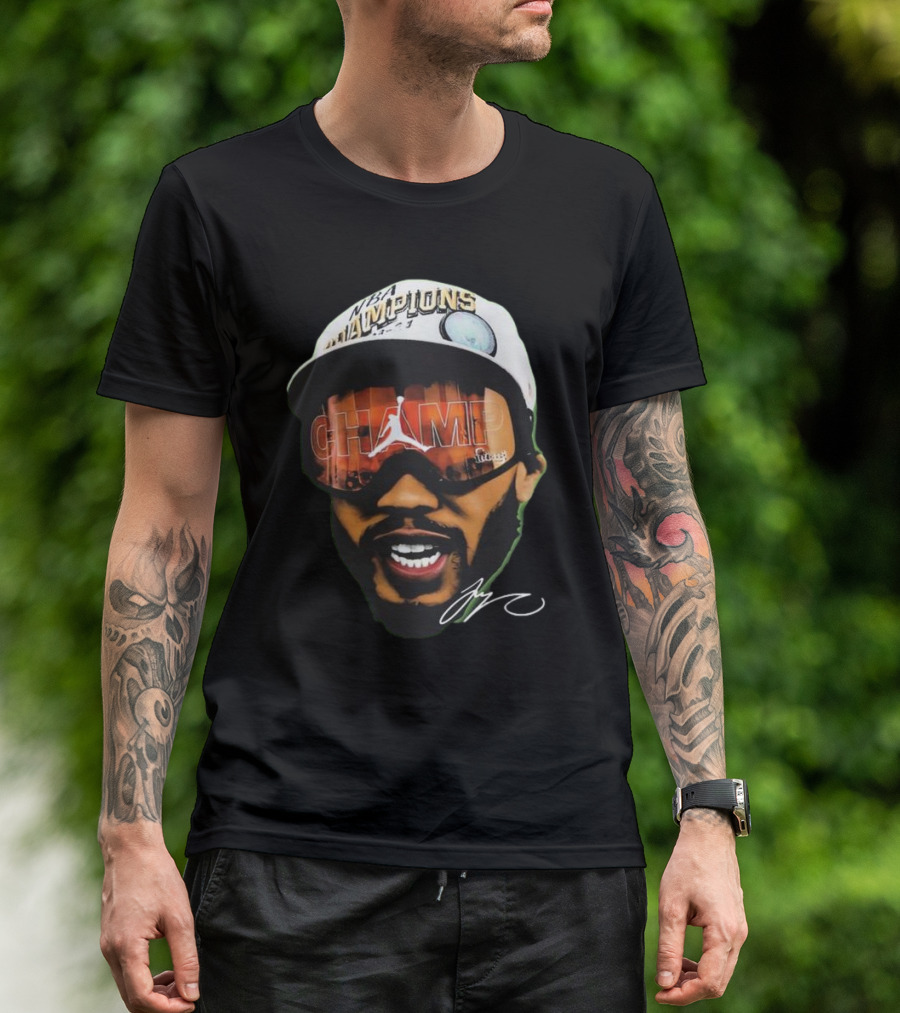NBA Champions Champ Jayson Tatum Signature Celtics T-Shirt