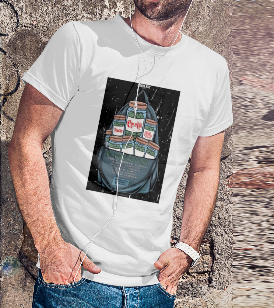 Cheba Hut Cypress Hill We Legalized It 2024 Tour Dates And Locations T-Shirt