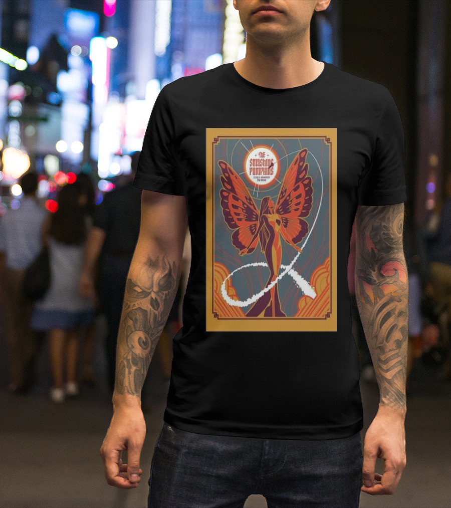 The Smashing Pumpkins June 21 2024 Hannover Germany Butterfly Angel T-Shirt